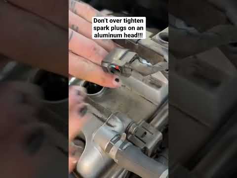 Stop over tightening your plugs!!!#diy #honda #accord #k24 #mechanic #sparkplug #replacement #howto