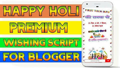 Happy Holi Premium Whatsapp Viral wishing script 2023