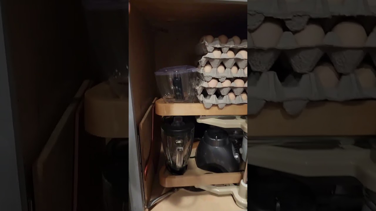 Rev-a-shelf half moon, blind corner slide. My opinion. 