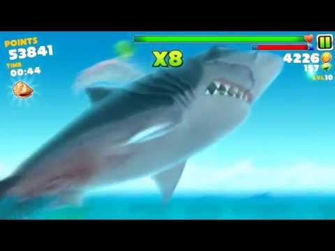 Cep Telefonuna Indirilen Oyun Videolari Hungry Shark Evrim Oyunu Youtube