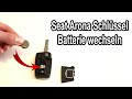 Seat Arona key battery change instructions 