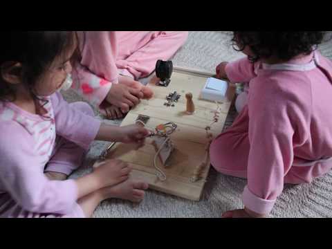DIY Busy Board- Tuto facile table d'activité
