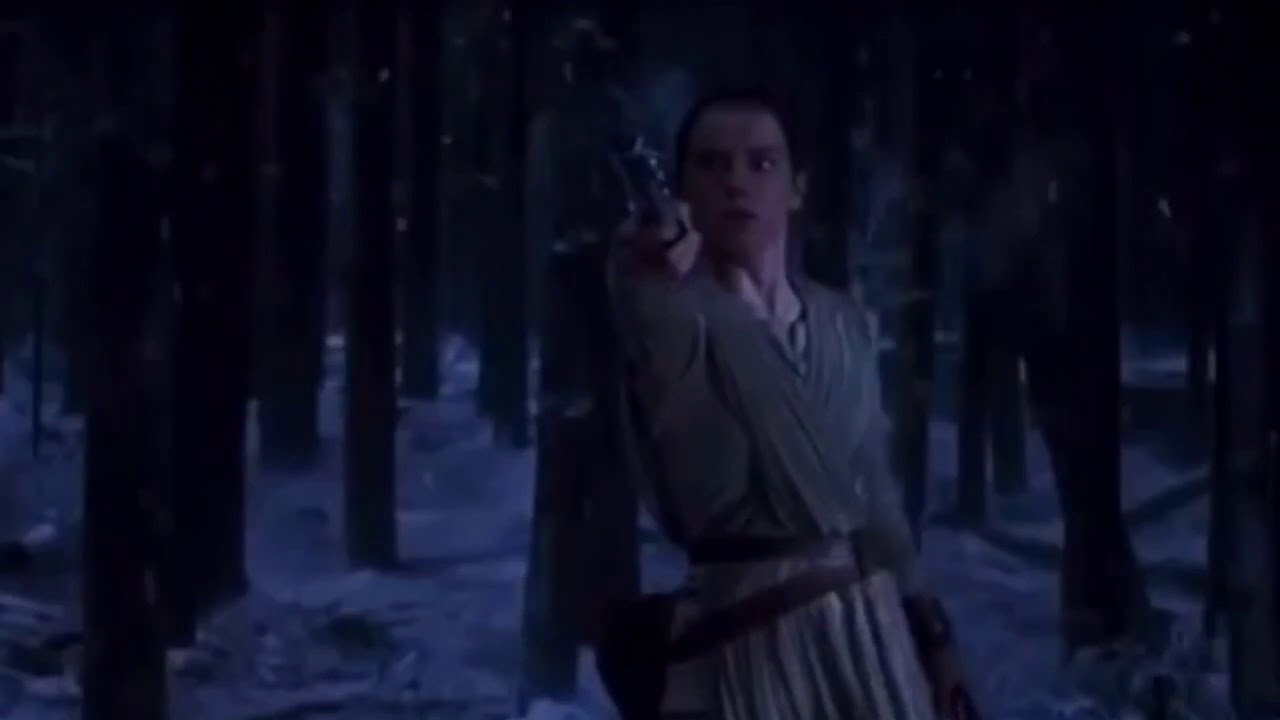 Kylo ren vs Finn and Rey full scene YouTube