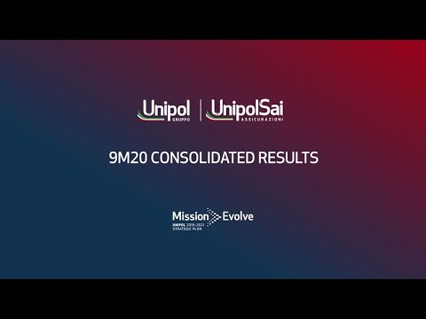 Unipol Gruppo and UnipolSai | 9M20 consolidated results presentation