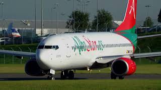 Albastar Boeing 737-8K5 Reg Ec-Mtv Depatring Birmingham Airport 4K