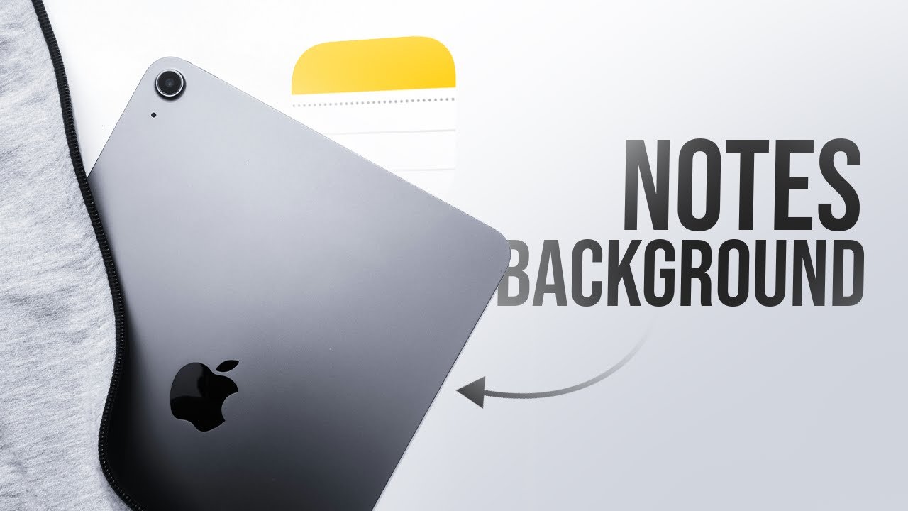 How to Change iPad Notes Background Color (explained) - YouTube