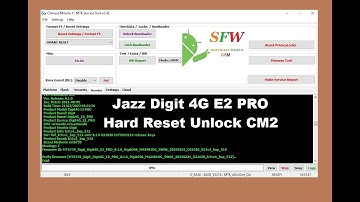 Jazz Digit 4G E2 PRO Hard Reset Unlock CM2