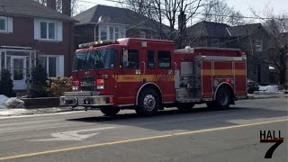 Toronto Fire Services - Pumper 131 Responding