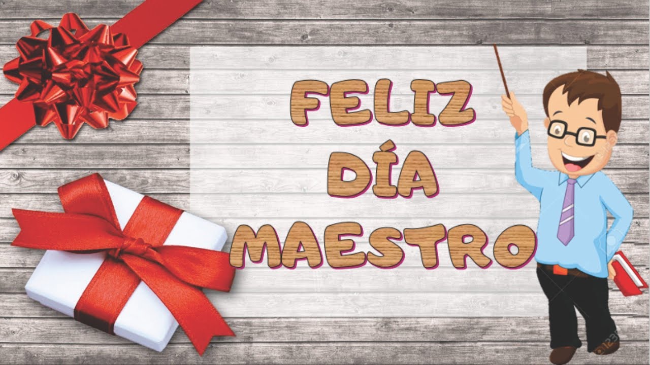 ☀️CANCIÓN por el DÍA del MAESTRO - YouTube