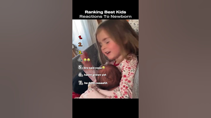 Ranking Best Kids Reactions To Newborn