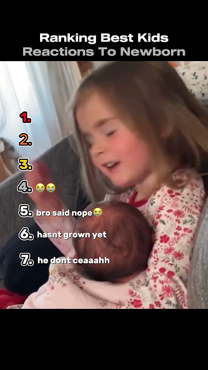Ranking Best Kids Reactions To Newborn