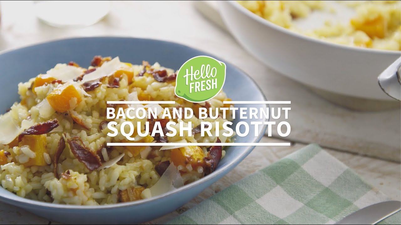 Bacon and Butternut Squash Risotto HelloFresh YouTube