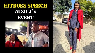 Hitboss speech at Zoli white smokes Listening session Ep 