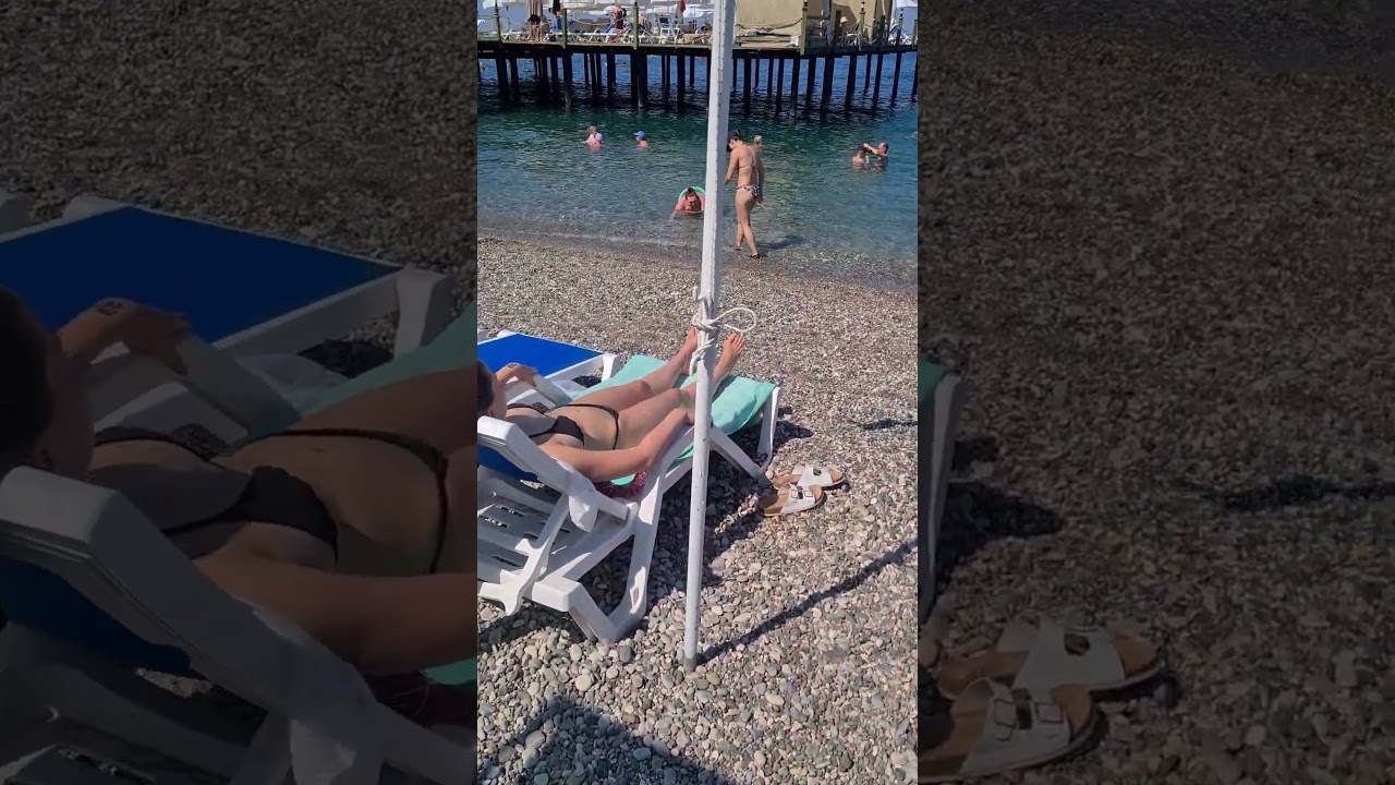 Пляж🏖 Кемер🌊Анталия🌴Турция☀️Средиземное море🌊Beach🏖 Kemer🌊Antalya🌴Turkey☀️Mediterranean Sea🌊