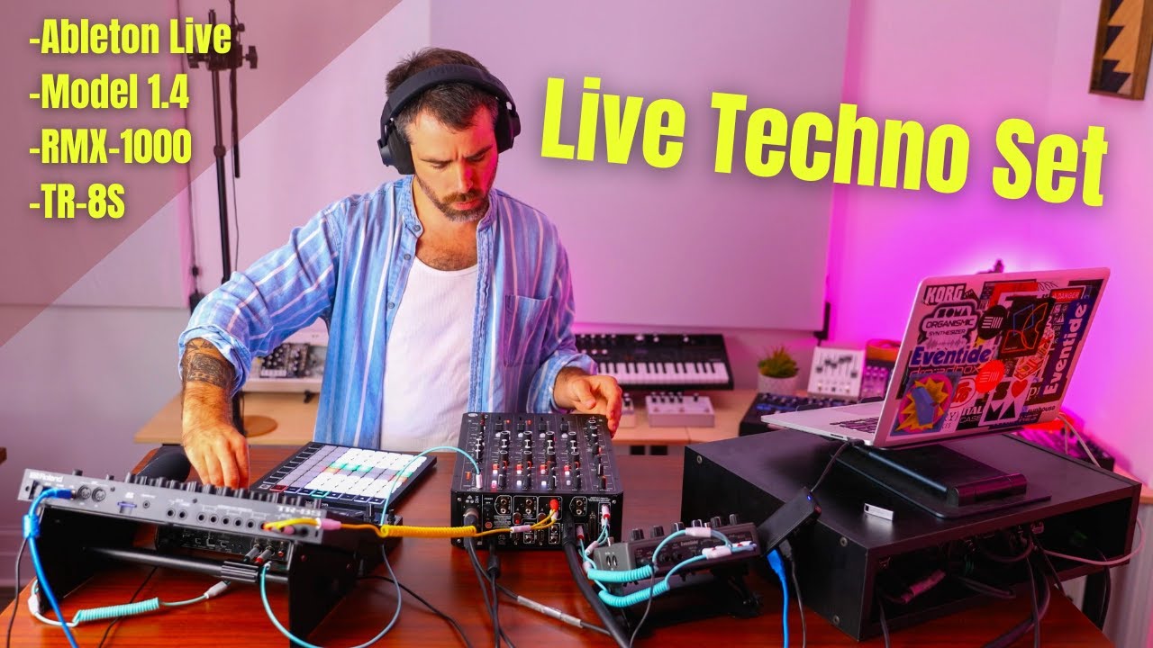 激安 美品 Ableton Live 8 おまけ付き(Mix CD制作ソフト) Ableton Live Techno Set // Model 1.4 / TR-8S / RMX-1000