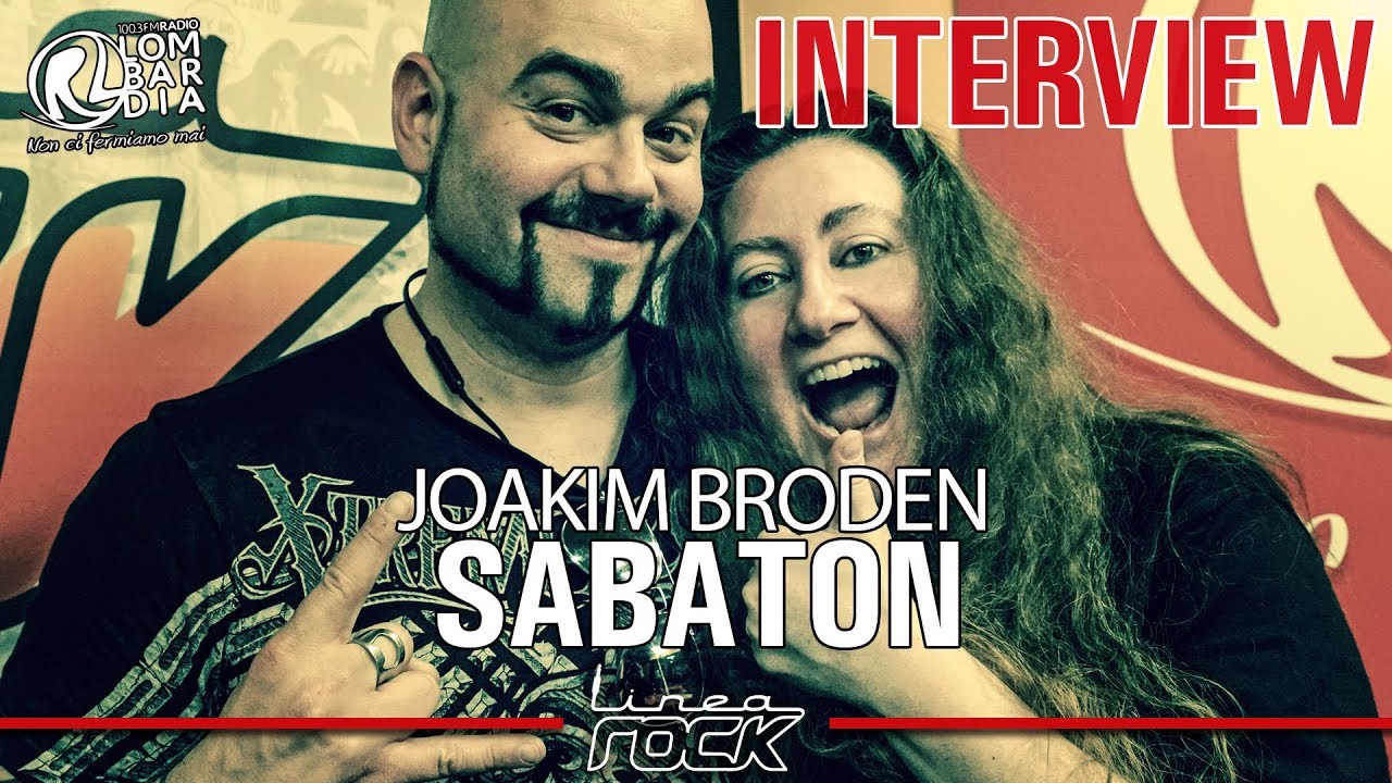 SABATON - "The Great War" interview with Joakim Brodén [ITA/ENG] @Linea Rock 2019 by Barbara Caserta