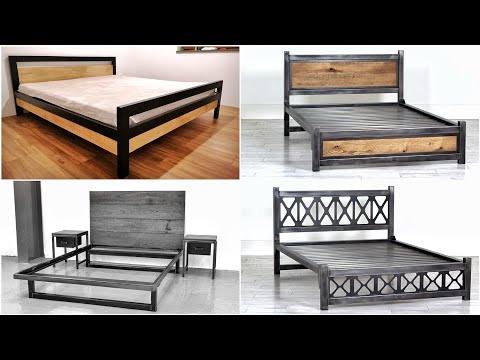 Modern Metal Bed Design IDEAS - Wood and Metal