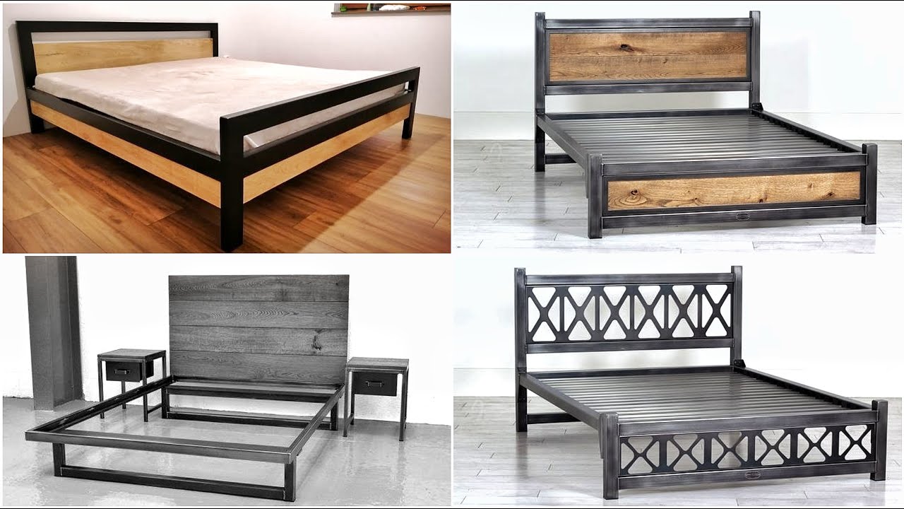 Modern Metal Bed Design IDEAS Wood and Metal Furniture