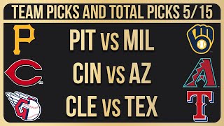 MLB Picks and Predictions Today 5/15/24 | MLB Picks Today 5/15/2024