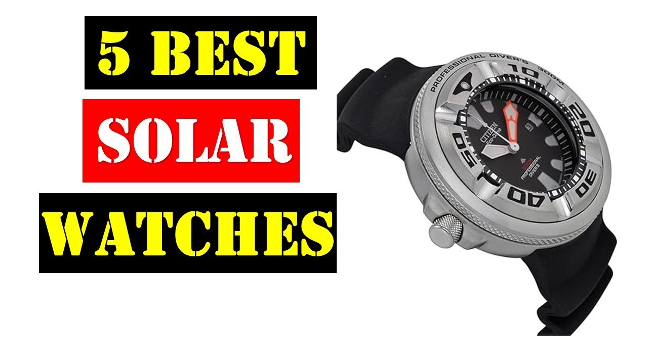 Best Solar Watches 2024 | Top5 Best Solar Watches - Review
