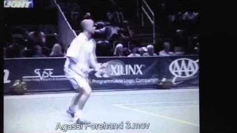Agassi forehand