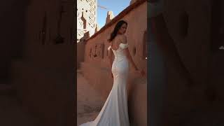 Minimalist Satin Wedding Dress ✨ Thu