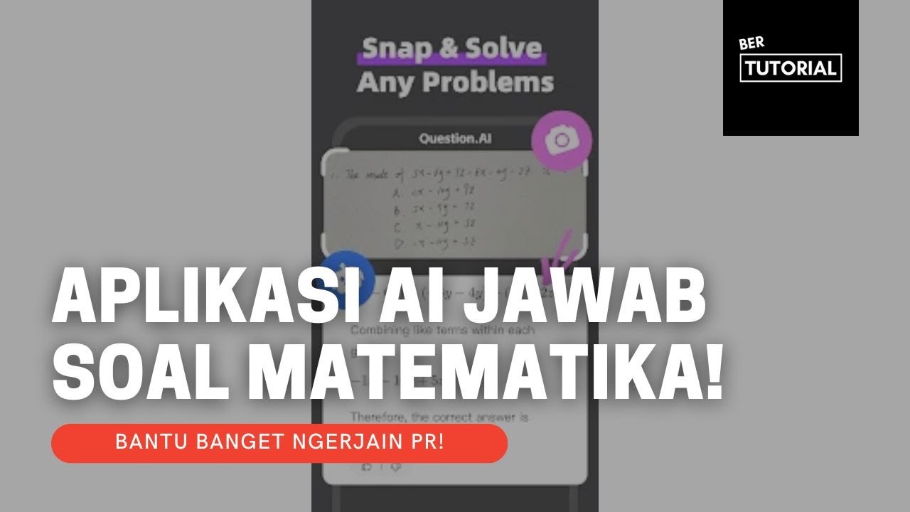 Question.AI untuk menjawab soal matematika lewat kamera