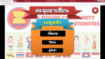 Construct 2 การสร้างเกมเก็บของหล่น ตอนที่ 4 สร้างเมนูหลัก วิธีเล่น ผู้จัดทำ
