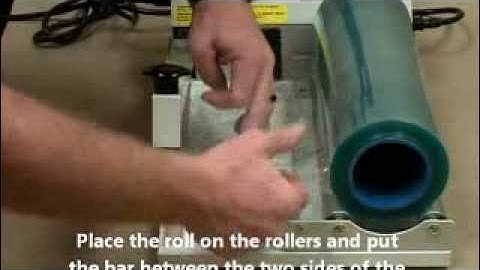 Shrink Wrap Sealer Set Up