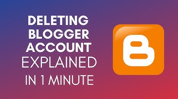 How To Delete Blogger Account (2025)