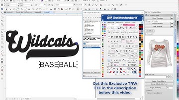 How to make a Athletic Tail Shirt design in seconds with the TRW Gameday Truetype Font