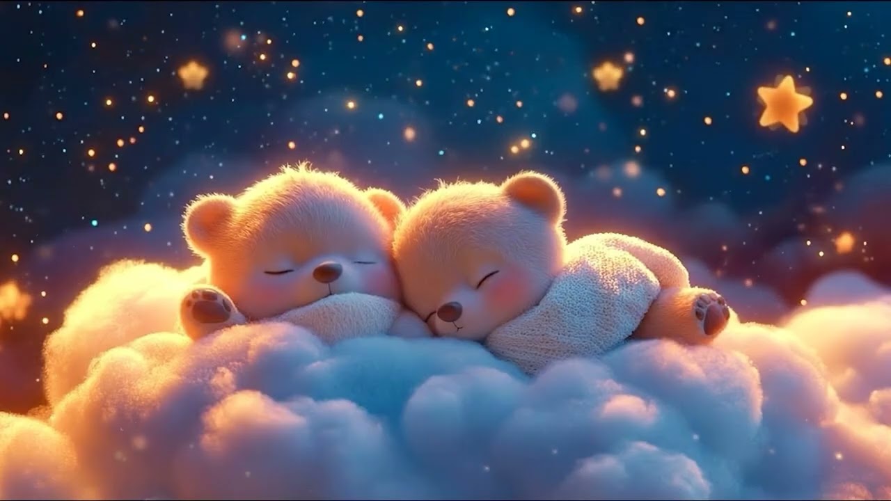 Sleep Instantly 💤 | Cute Sleeping Bear & Soft Piano for Deep Rest