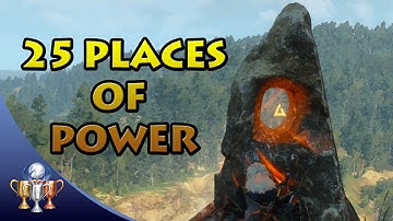 The Witcher 3 - ALL Places of Power in White Orchard, Velen, Novigrad, Skellige &  Kaer Morhen