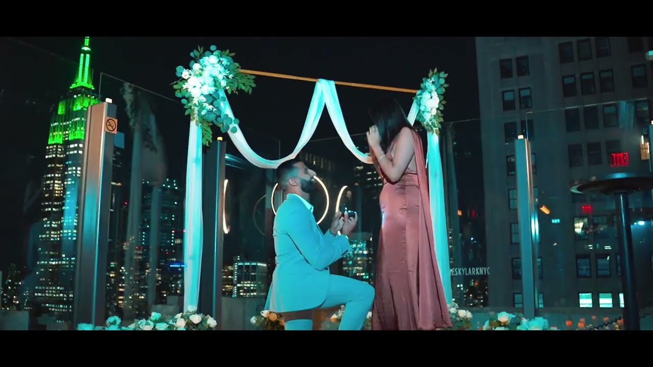 Skyline Romance: New York's Proposal to Remember