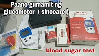 🛑Paano gamitin ang glucometer ( blood glucose monitoring system) | sinocare safe-accu 2 | 🛑Paano gamitin ang glucometer ( blood glucose monitoring system) | sinocare safe-accu 2 |