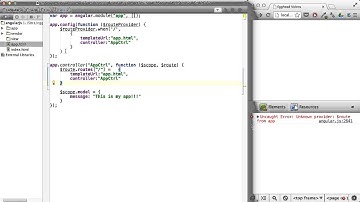 Egghead.io - AngularJS - The config function