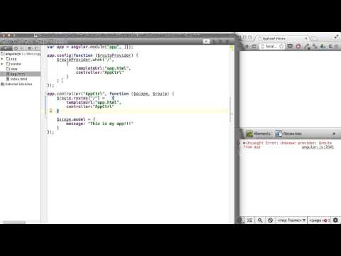 Egghead.io - AngularJS - The config function