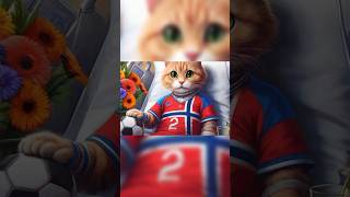 Cat story | Football player #cat #shorts