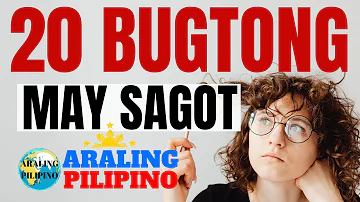 Bugtong Bugtongan Tayo Tagalog May Sagot | Mga Halimbawa ng Bugtong Episode 5 Filipino Aralin