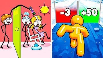 Thief Puzzle 3D vs Tall Man run 3D🤩🤩🤩🤩  All New Levels Game Mobile Walkthrough iOS, Android Gameplay