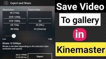 How To Save Video From KineMaster To Gallery 2022 | How to save video in KineMaster after editing