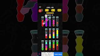 Color Water Sort 3D level 498