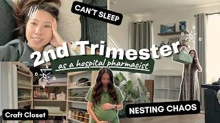 2nd Trimester as a Hospital Pharmacist: Nesting Chaos, Nursery Prep & Sleepless Nights