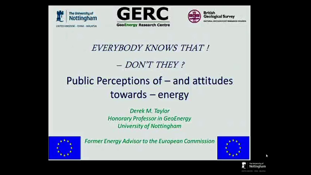Public perceptions, and attitudes towards, energy