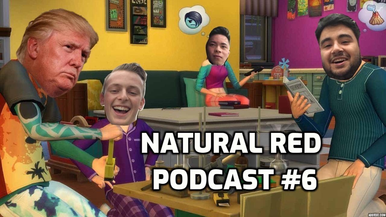 kfc family size cake EVERYONE IS A SIMS CHARACTER | Natural Red Podcast #6