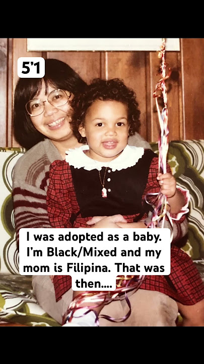 Black & adopted by Filipinos at birth 🤯 #adopted #adoption #filipino #filipina #transracialadoption