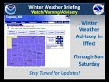 January 31, 2014 3pm Winter Weather Briefing
