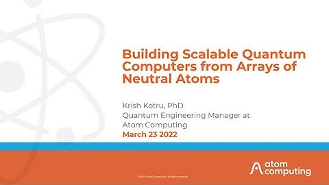 Building Scalable Quantum Computers from Arrays of Neutral Atoms