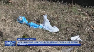 Volunteers needed for Spring Clean Up event in Greenville starting this Saturday