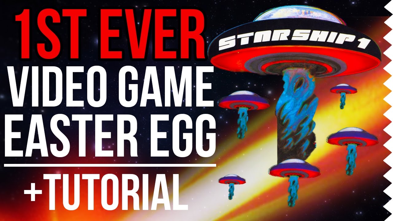DISCOVERED The First Ever Video Game Easter Egg Tutorial The